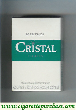 Cristal Menthol Lights cigarettes